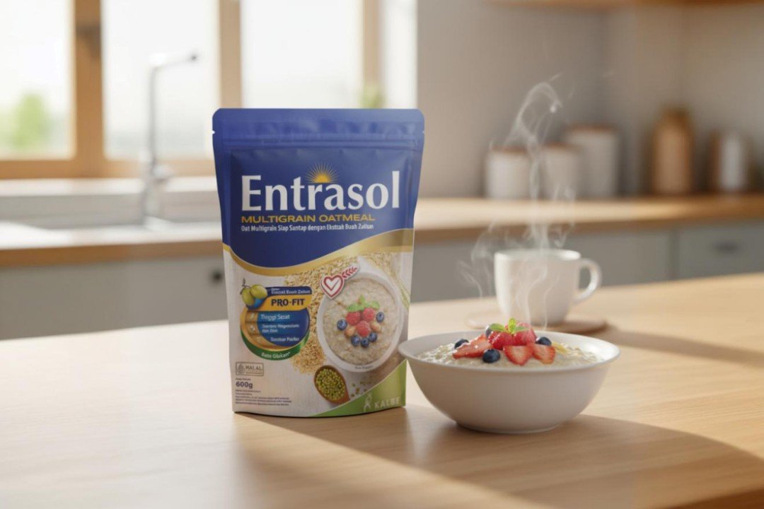 Entrasol Multigrain Oatmeal, Jaga Kesehatan Jantung dengan Cara Praktis